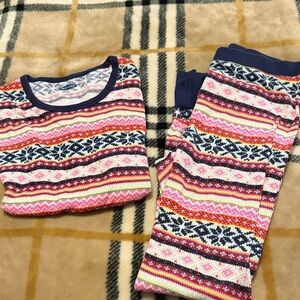 Old Navy Colorful Striped Pajama Set